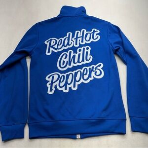 Vtg Red Hot Chili Peppers 83 Logo Track Blue Jacket Size S Bravado Brand 2011